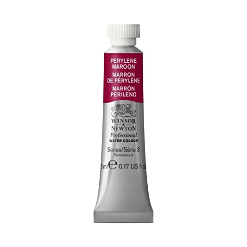 Winsor & Newton Professional Watercolor, 5ml (0.17-oz) Tube, Perylene Maroon