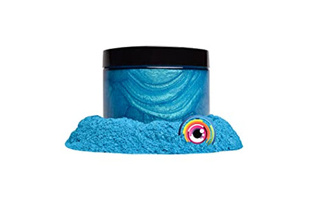Eye Candy Mica Powder Pigment “Okinawa Blue” (25 gr) Multipurpose DIY Arts and Crafts Additive | Natural Bath Bombs, Resin, Paint, Epoxy, Soap, Nail Eye Candy Pearls