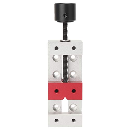 Fafeicy 50mm Mini Aluminum Flat Clamp Table Bench Vise Drill Press Vice Fixing Tool, Bench Vice Fafeicy
