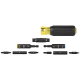 Klein Tools 32500HD Multi-Bit Screwdriver / Nut Driver, Impact Rated 11-in-1 Tool with Phillips, Slotted, Square and Torx Tips Klein Tools
