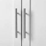 Crosley Furniture Savannah Bathroom Wall Cabinet, White Crosley Furniture