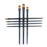 Majestic Royal and Langnickel Long Handle Paint Brush Set, Filbert, 7-Piece Majestic