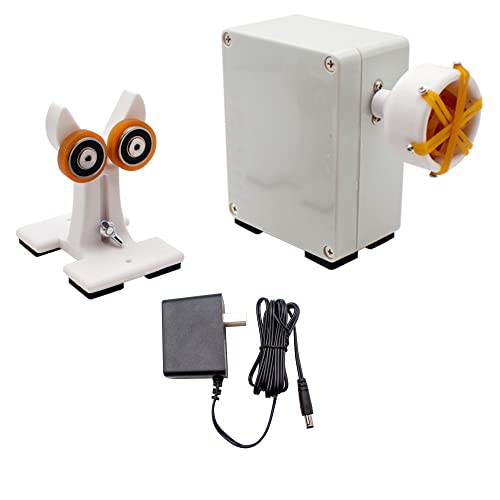 Portable Professional Lure Fishing Rod Winding Machine DIY Fishing Rod Epoxy Resin Rotating Gluing Machine 0-30RPM Adjustable Aitoserlea