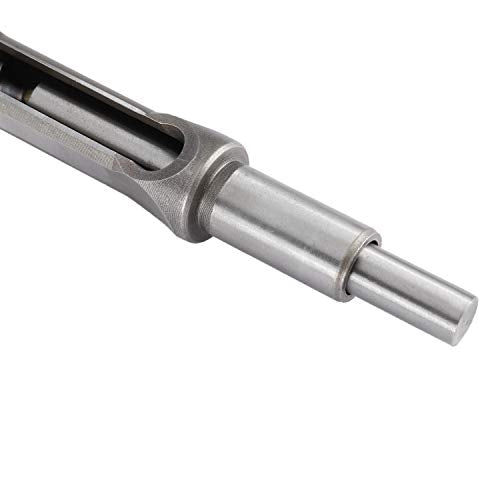 7 pcs Square Hole Mortise Chisel Drill Bit Tools 3/4" 5/8" 9/16" 1/2" 3/8" 5/16" 1/4", HSS Woodworking Hole Saw Mortising Chisel Drill Bit Set YaeKoo