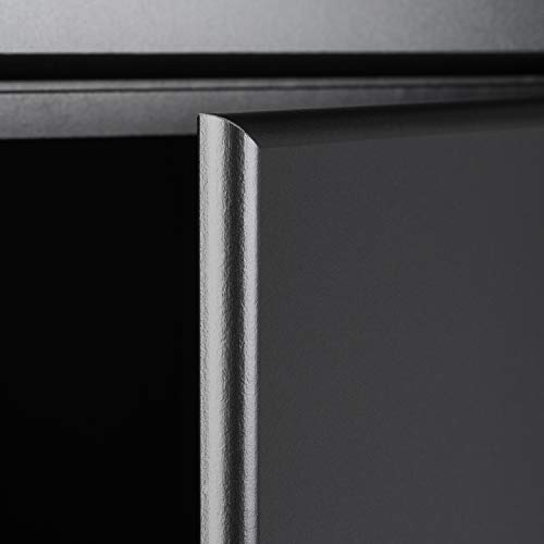 Prepac Elite Functional 9-Piece Garage Cabinets and Storage System Set A, Simplistic Garage Closet Shop Cabinets 24" D x 112" W x 89" H, Black, Prepac