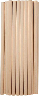 Pinehurst Crafts 1/2 Inch x 12 Inch Unfinished Wooden Dowel Rods, Perfect for DIY Crafts & Macrame, Made in USA, Pack of 10 Pinehurst Crafts