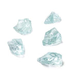 Mr. Fireglass Crushed Fire Glass for Natural or Propane Fire Pit Fireplace & Landscaping,10 lb High Luster Light Sea Blue Mr. Fireglass