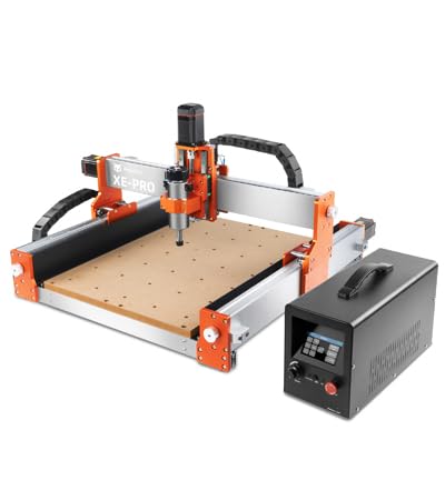 FoxAlien CNC Router Machine XE-PRO with Ball Screws, 400W Spindle 3-Axis Engraving Milling Machine for Wood Aluminum Cutting Upgradable to Linear