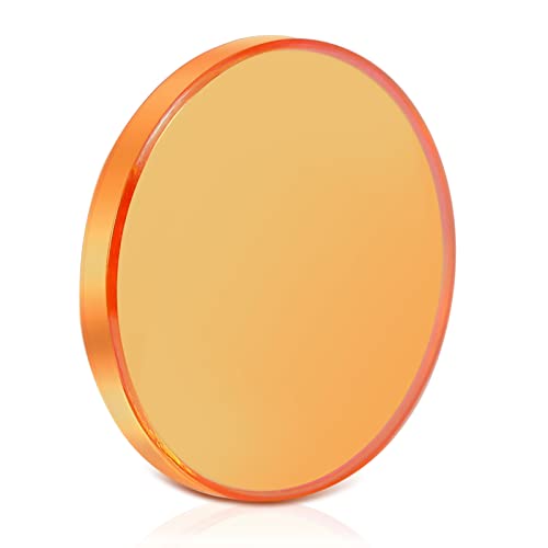 FAHKNS PVD ZnSe CO2 Laser Lens Dia:18mm/0.71" FL38.1mm/1.5" T2.2mm Focus Lens for CO2 Laser Engraving Cutting Engraver/Cutter 50w-100w FAHKNS