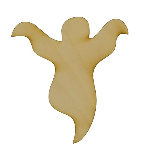 Package of 1, Large 10.75" x 12" x 1/4" Baltic Birch Plywood Ghost Wood Cutout for Art and Craft Project, Made in USA - WoodArtSupply