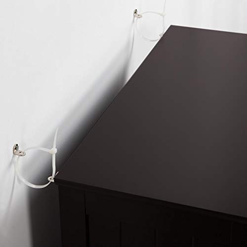 Yaheetech Bathroom Floor Cabinet, Modern Storage Freestanding Organizer Cabinet with Adjustable Shelves & Double Doors, 3-Tier Home Living Room Yaheetech