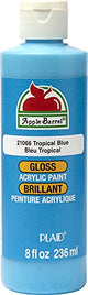 Apple Barrel, Tropical Blue, 8 fl oz Acrylic Craft Paint, Gloss Finish Apple Barrel