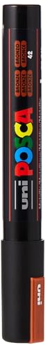 Posca PC-5M Water Based Permanent Marker Paint Pens, Set of 8 (Metallic Colors)