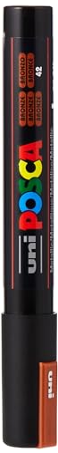 Posca PC-5M Water Based Permanent Marker Paint Pens, Set of 8 (Metallic Colors) Posca