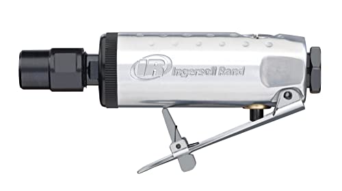 Ingersoll Rand 307B 1/4” Air Die Grinder, Straight, 28,000 RPM, 0.25 HP, Ball Bearing Construction, Safety Lock, Aluminum Housing, Lightweight Power Ingersoll Rand