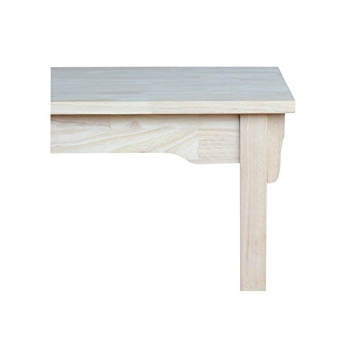 International Concepts Counter Height Mission Table, 24 by 48-Inch, Unfinished IC International Concepts