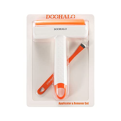 DOOHALO Brayer Roller for Cricut Vinyl Roller Tools for Crafting with Tweezers Remover Tools Set for Cricut Cameo Brother and Printmaking DOOHALO