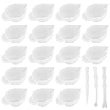 Framendino, 23 Pack Silicone Mold Cup Dispenser Mini Measuring Mixing Bowls with Spoon Glue Stick for DIY Epoxy Resin Craft Framendino