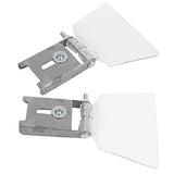 Bench Grinder Eyeshield, Pack of 2 304 Stainless Steel Grinder Tool Shield Angle Grinder Protective Cover Case Tool Shield Attachment Accessories for Estink