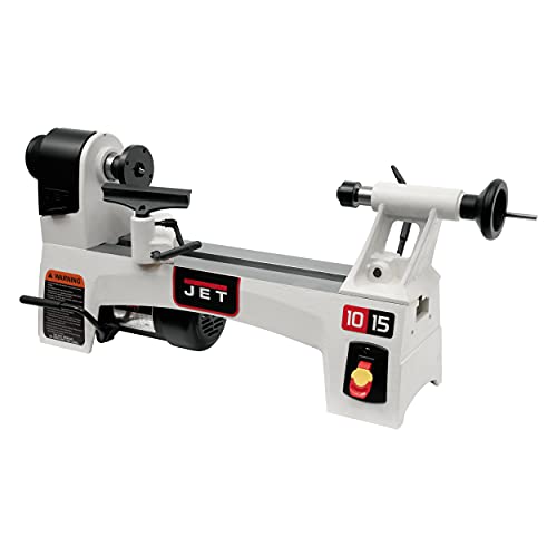 JET 10" x 15" Woodworking Lathe, 1/2 HP, 1Ph 115V (JWL-1015) - WoodArtSupply