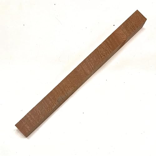 Exotic Wood Zone's Quilted Curly Sapele Turning Wood Blanks | Spindle Blanks | 2" x 2" x 6" | Square Wood Blanks | Pool Cue Blanks | Air Dried | - WoodArtSupply