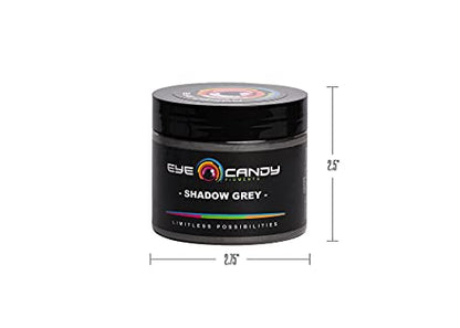 Eye Candy Premium Mica Powder Pigment “Shadow Grey” (50g) Multipurpose DIY Arts and Crafts Additive | Epoxy, Resin, Bath Bombs, Paint, Soap, Nail - WoodArtSupply