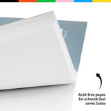 Art-N-Fly Sketchpad for Travel and Portable Sketch Work - Two Pack Spiral Bound 200 Sheets Total - Pad 70lb/100g for Drawing (5.5x8.5") Art-n-Fly
