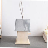 BESPORTBLE Outdoor Bird House Hummingbird Nest Garden Hanging Bird Nest Cottage Bird House Unfinished Wood Birdhouse Craft Wood Bird House Hanging BESPORTBLE