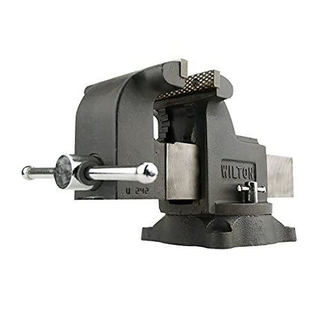 Wilton Shop Bench Vise, 5" Jaw Width, 5" Max Jaw Opening, 3" Throat (Model WS5) Wilton