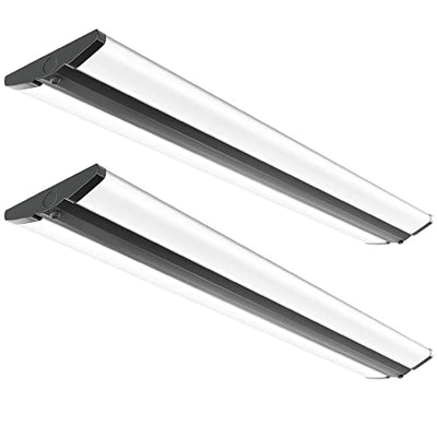FAITHSAIL 4FT LED Wraparound Light Fixture Ceiling Mount, Ultra Slim 50W LED Garage Light Flush Mount, 4000K Neutral White, 5500 Lumens Office Light,