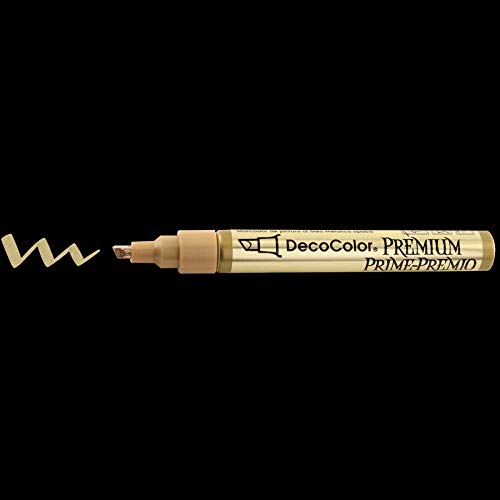 DecoColor Premium Chisel Paint Marker, Gold - WoodArtSupply