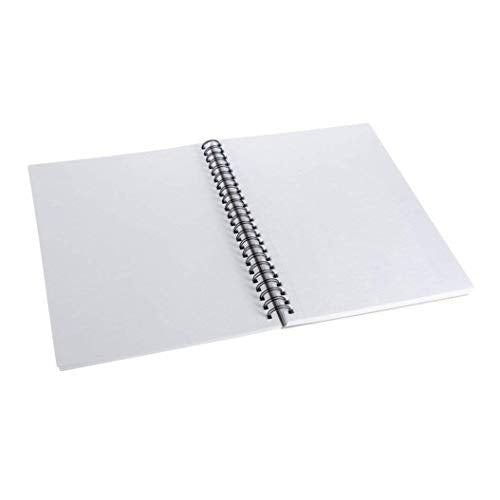 KINGART 600-2 Mixed Media SKETCHBOOKS, 5.5 x 8.5 Inches, 60-Sheet Spiral Bound Drawing Pads, Micro-Perforated, for Wet and Dry Media, Pack of 2 KINGART