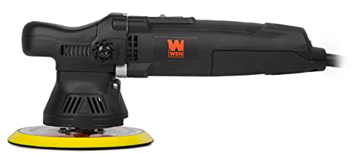 WEN Dual Action Polisher, 6-Inch Professional Grade, 5.5-Amp with 9mm Throw (AA6095) - WoodArtSupply