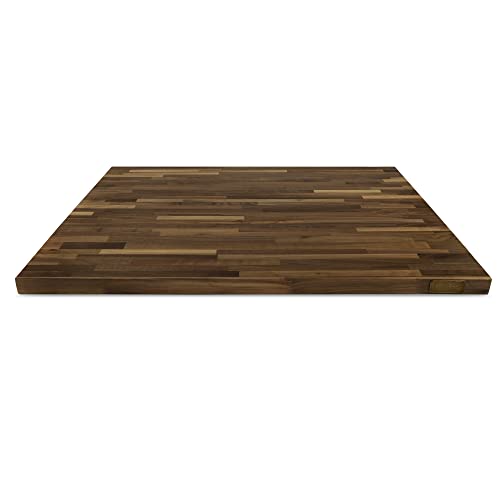 CONSDAN Butcher Block Counter Top, Walnut Solid Hardwood Countertop, Wood Slabs for Kitchen, Reversible, Both Side Polished, Prefinished with CONSDAN