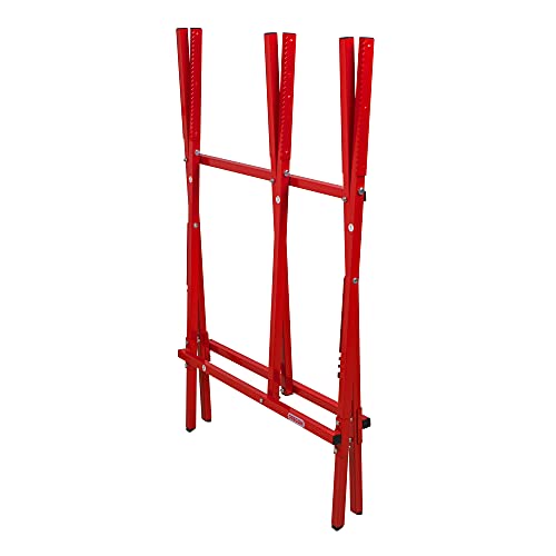 Oregon Steel Log Saw Horse, Foldable & Adjustable Sawbuck, 10 Inch Log Capacity, Folding Wood Cutting Stand, for Logging, Splitting & Firewood Oregon