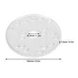 Universal Router Base Plate Compatible with Ryobi, Woodworking Auxiliary Tool with Centering Pin Screws Walfront
