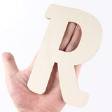 She Love 6 inch Wooden Letters 26Pcs Wooden Alphabet Letter for Crafts Unfinished Wood Letters for Home Wall Decor Kids Arts Painting DIY Learning She Love