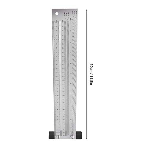 Fafeicy Ultra Precision Marking Ruler, Marking Tool Woodworking Scribing Ruler Woodworking Marking Line Ruler Gauging Tool Engraving Horizontal Lines - WoodArtSupply