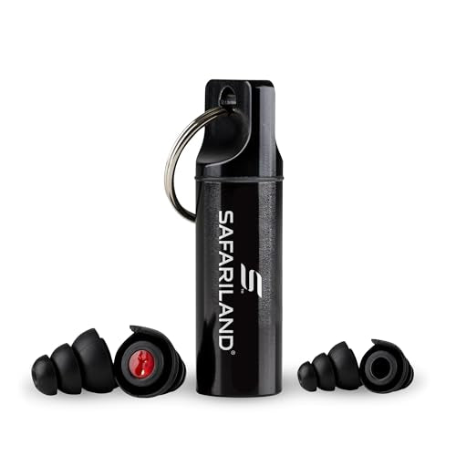 Safariland Pro Impulse Hearing Protection, in Ear Earplugs with Keychain Storage Case - Hearing Protection for Firing Range, Shooting and Hunting Safariland