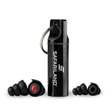 Safariland Pro Impulse Hearing Protection, in Ear Earplugs with Keychain Storage Case - Hearing Protection for Firing Range, Shooting and Hunting Safariland