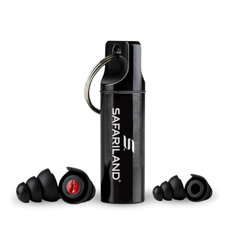 Safariland Pro Impulse Hearing Protection, in Ear Earplugs with Keychain Storage Case - Hearing Protection for Firing Range, Shooting and Hunting Safariland