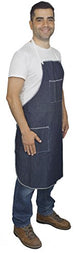 Galeton 8100 Shop Apron, One Size, Denim Galeton