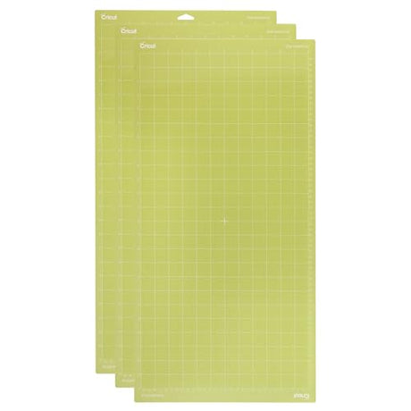 Cricut StandardGrip Machine Mats 12in x 24in, Reusable Cutting Mats for Crafts with Protective Film, Use with Cardstock, Vinyl and More, Compatible Cricut