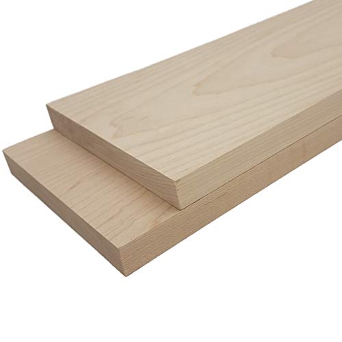 Maple Lumber Boards 3/4" x 6" (3/4" x 6" x 18") (2pc)