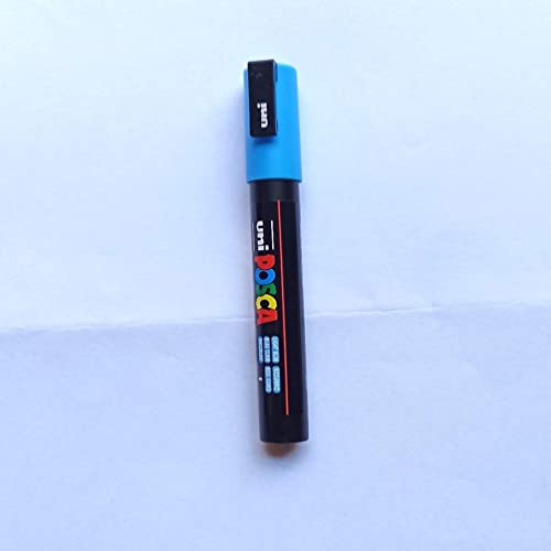 Uni Posca Markers PC-3M, Bullet Shaped 0.9mm to 1.3mm Set of 8 Soft Colors Uni-posca