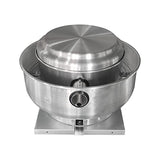 FICBXRA Restaurant Hood Grease Rated Exhaust Fan- Truck Exhaust Fan High-Exhaust Fan Speed Direct Drive Centrifugal Upblast Exhaust Fan 0.5HP 110 FICBXRA