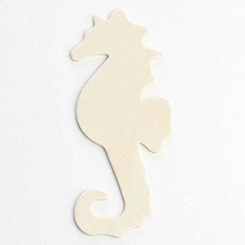 Factory Direct Craft Group of 24 Unfinished Wooden Seahorse Cutouts for Kids Crafts and DIY Projects | Size: 5" L x 2" W Factory Direct Craft