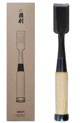KAKURI Japanese Wood Chisel for Woodworking 1-1/4" (30mm), Made in JAPAN, Professional Japanese Chisel Oire Nomi (Hand Forged), Japanese White Steel KAKURI