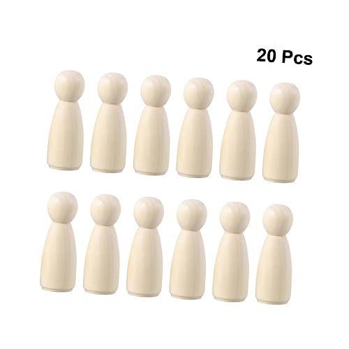 KONTONTY Unfinished Wooden Dolls s en Unfinished Wood Peg Dolls - WoodArtSupply