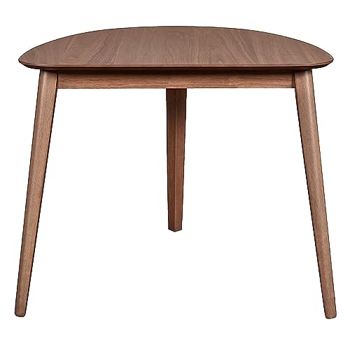 New Classic Furniture Oscar Corner Table, Walnut - WoodArtSupply